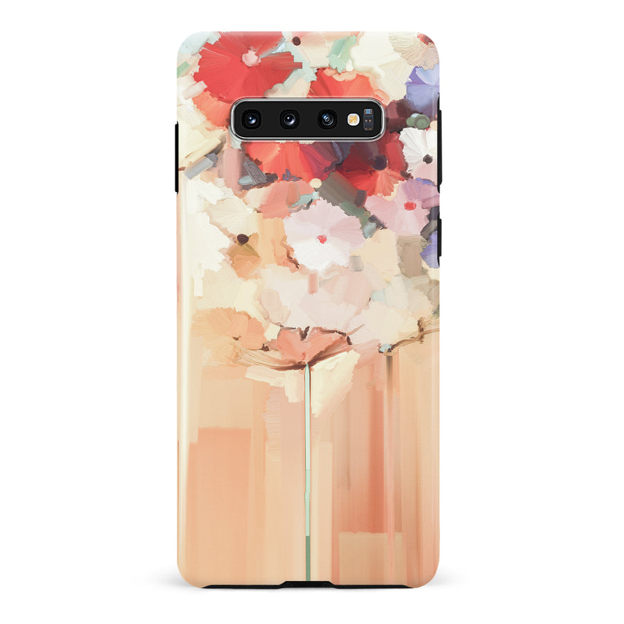 Samsung Galaxy S10e Dreamy Painted Flowers Phone Case