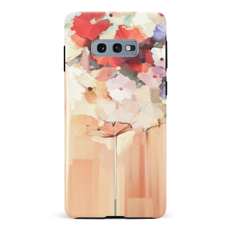 Samsung Galaxy S10 Plus Dreamy Painted Flowers Phone Case