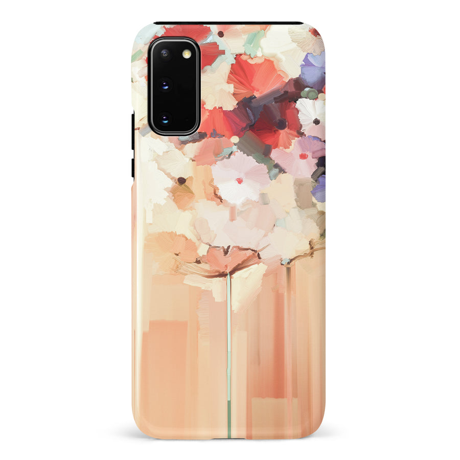 Samsung Galaxy S20 Plus Dreamy Painted Flowers Phone Case