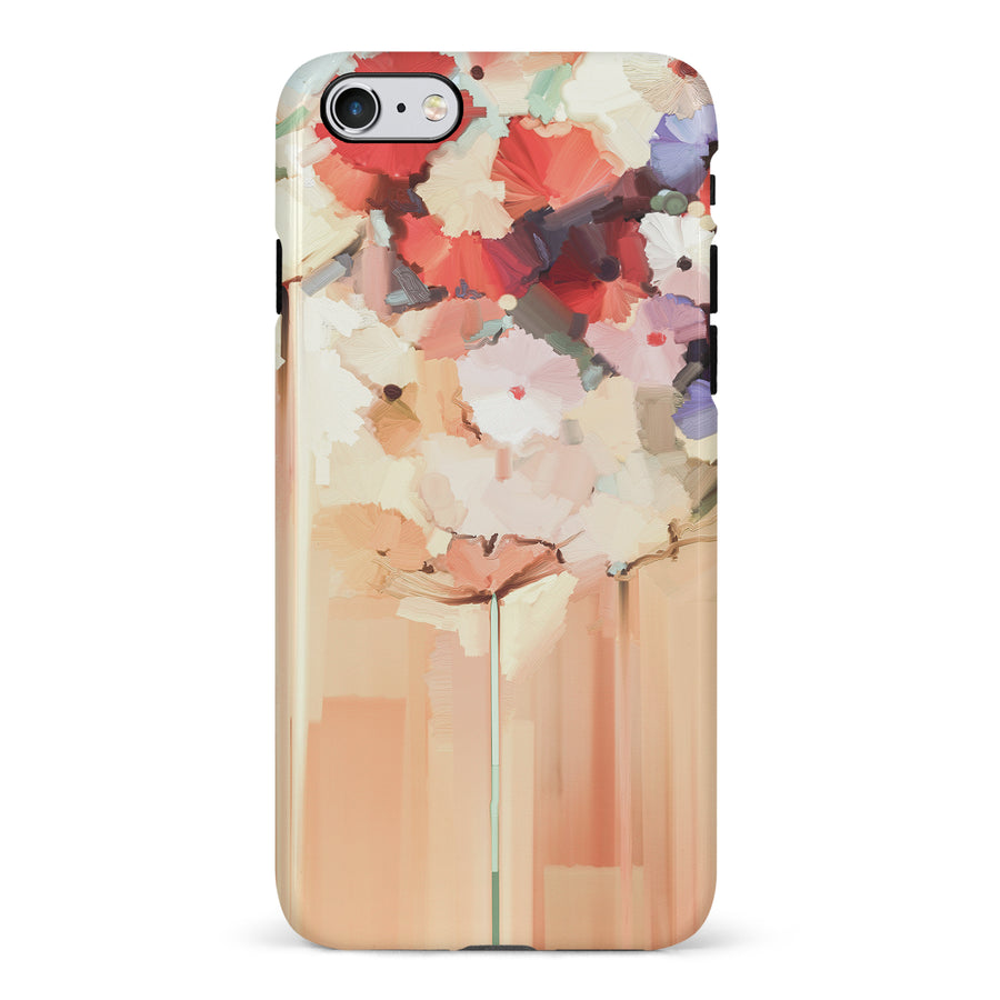 iPhone 6S Plus Dreamy Painted Flowers Phone Case