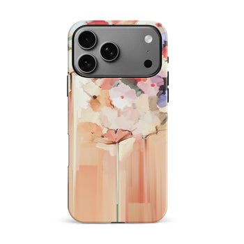iPhone 17 Pro Max Dreamy Painted Flowers Phone Case