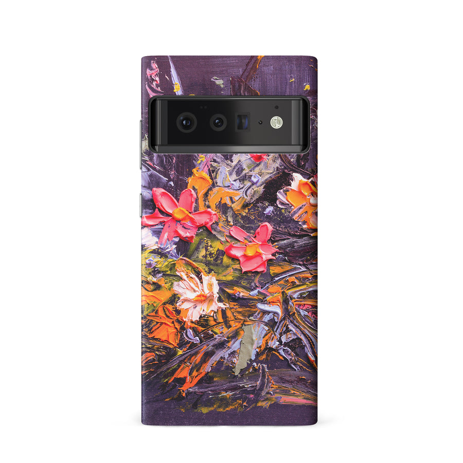Google Pixel 6 Petal Prism Painted Flowers Phone Case