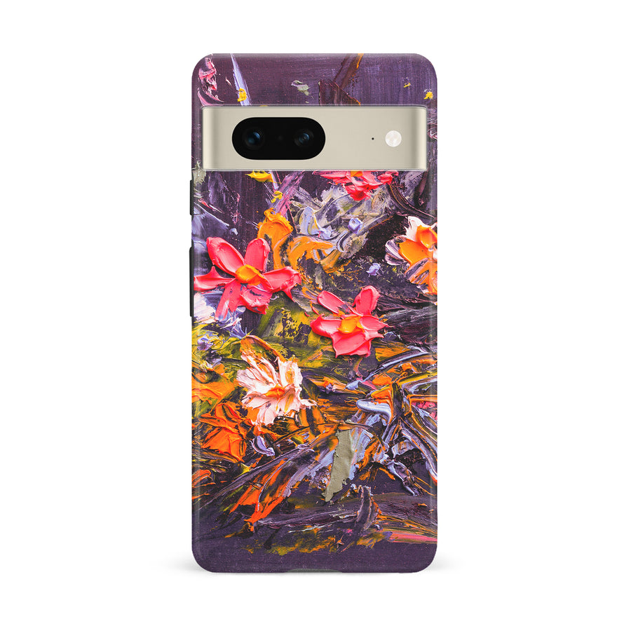Google Pixel 7 Petal Prism Painted Flowers Phone Case