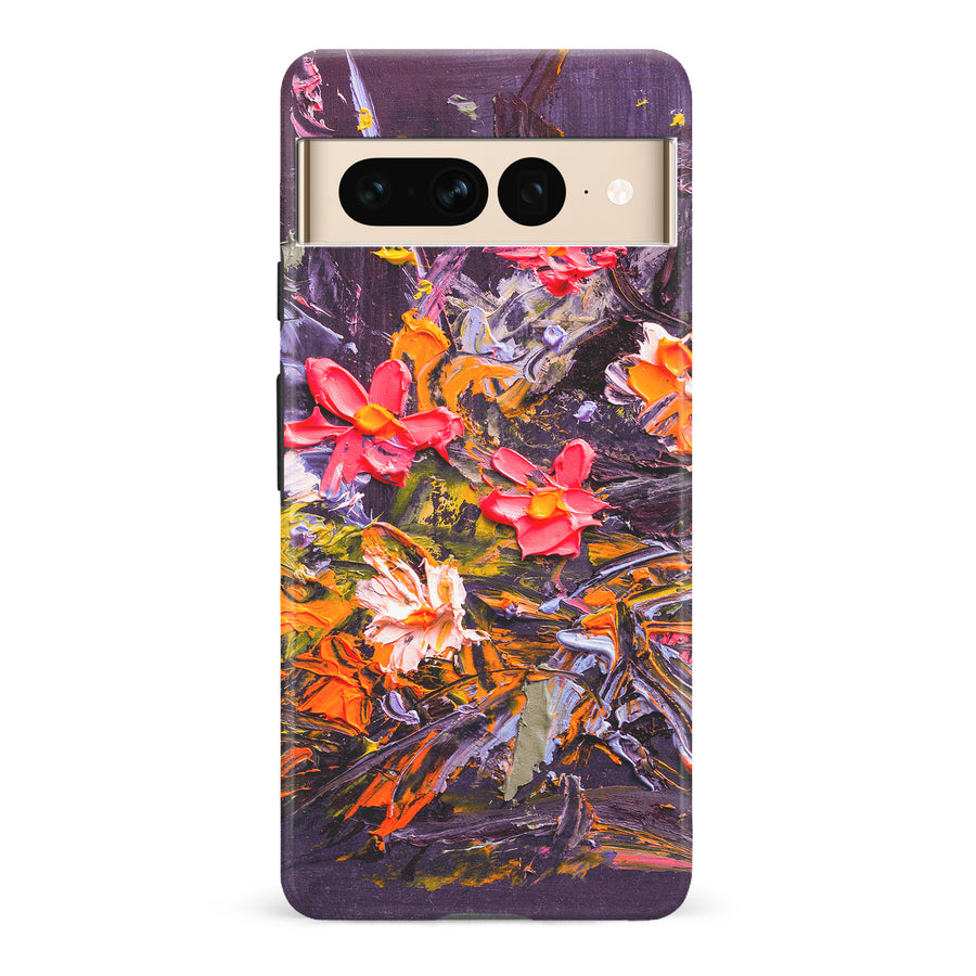 Google Pixel 7 Pro Petal Prism Painted Flowers Phone Case