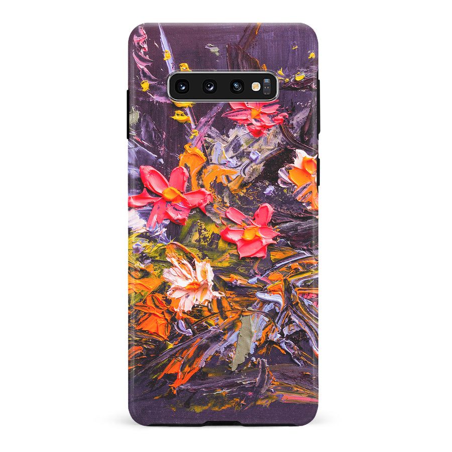 Samsung Galaxy S10 Petal Prism Painted Flowers Phone Case