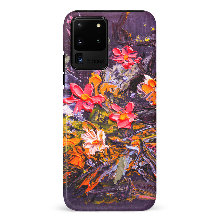 Samsung Galaxy S20 Ultra Petal Prism Painted Flowers Phone Case