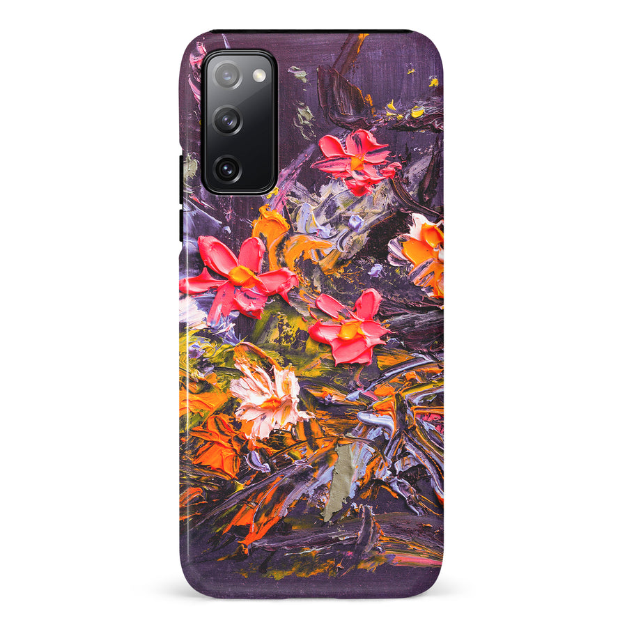 Samsung Galaxy S20 FE Petal Prism Painted Flowers Phone Case