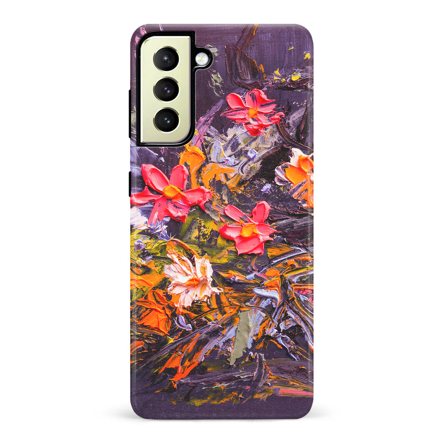 Samsung Galaxy S22 Plus Petal Prism Painted Flowers Phone Case