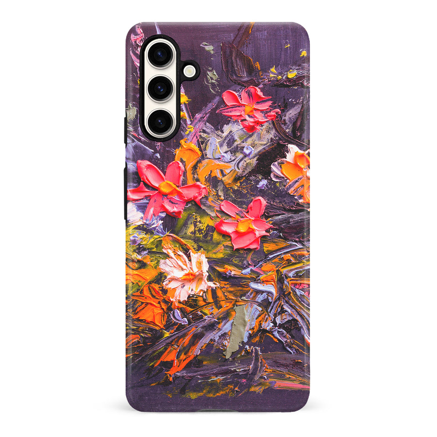 Samsung Galaxy S23 FE Petal Prism Painted Flowers Phone Case
