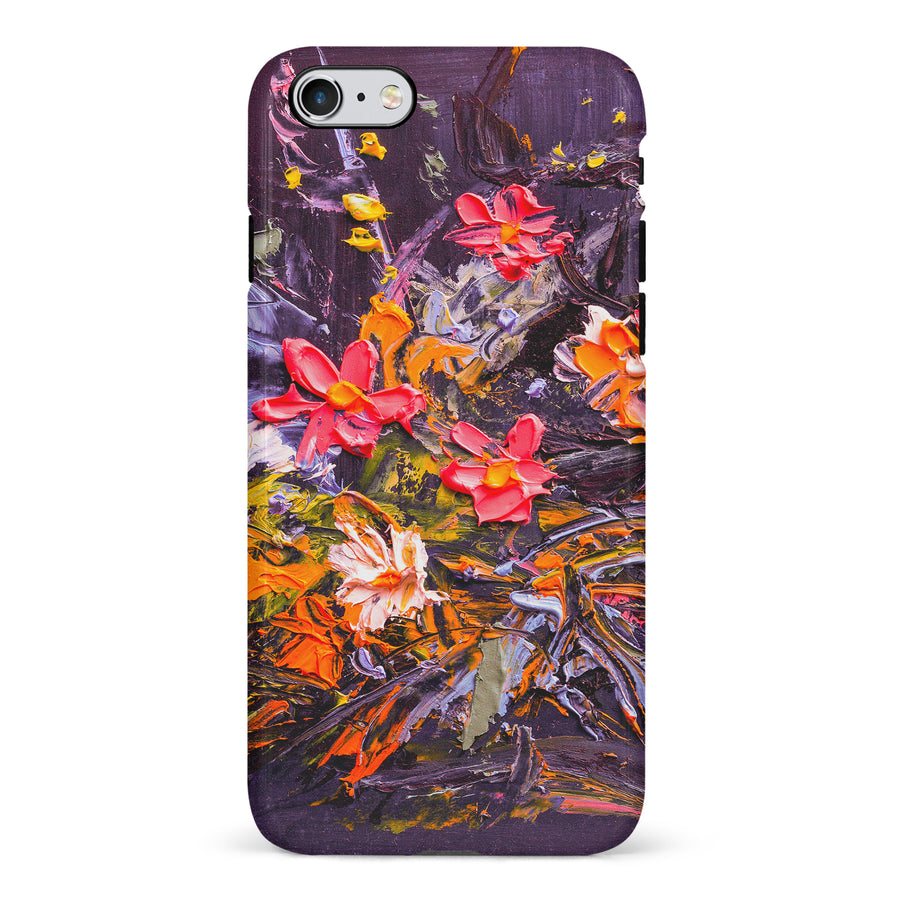 iPhone 6S Plus Petal Prism Painted Flowers Phone Case