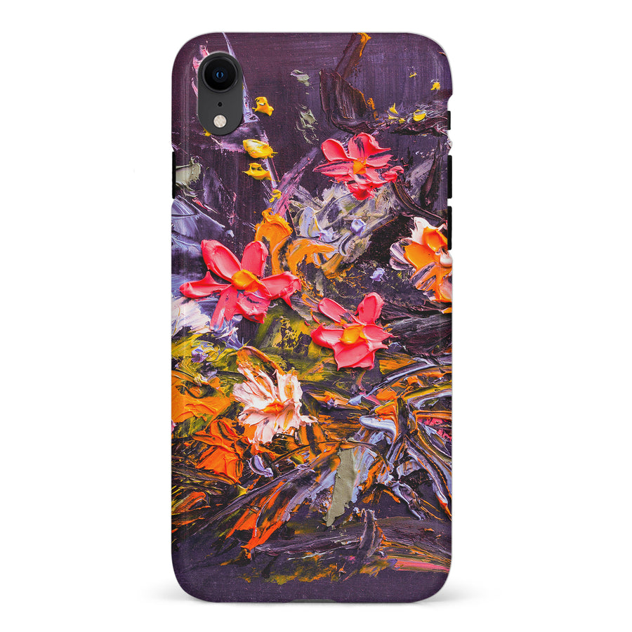 iPhone XR Petal Prism Painted Flowers Phone Case
