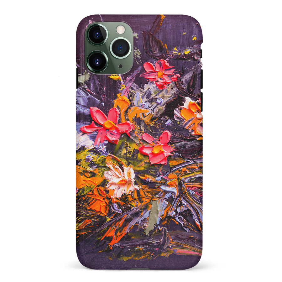 iPhone 11 Pro Petal Prism Painted Flowers Phone Case