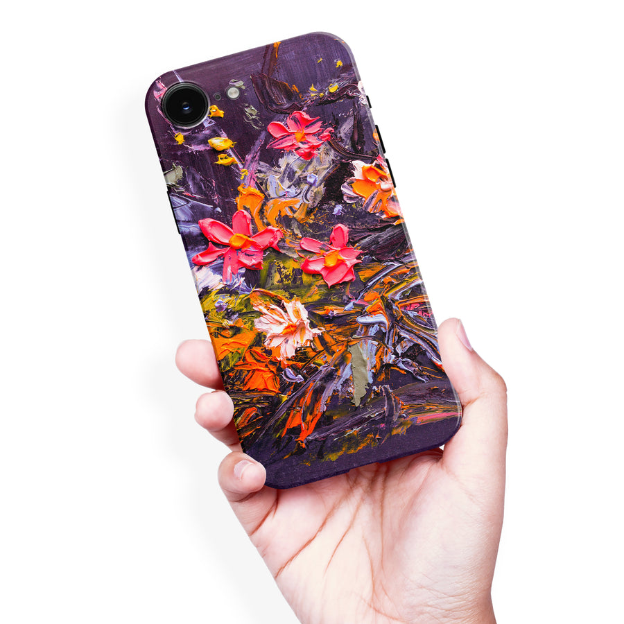 Petal Prism Painted Flowers Phone Case
