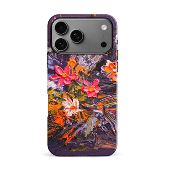 iPhone 17 Pro Max Petal Prism Painted Flowers Phone Case