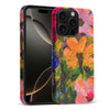 iPhone 16 Pro Max Burst Painted Flowers Phone Case