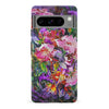 Google Pixel 8 Pro Garden Mosaic Painted Flowers Phone Case