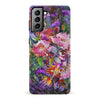Samsung Galaxy S21 Plus Garden Mosaic Painted Flowers Phone Case
