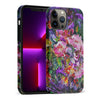 iPhone 13 Pro Max Garden Mosaic Painted Flowers Phone Case