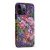 iPhone 14 Pro Max Garden Mosaic Painted Flowers Phone Case