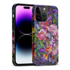 iPhone 15 Pro Max Garden Mosaic Painted Flowers Phone Case