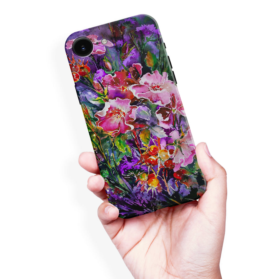 Garden Mosaic Painted Flowers Phone Case