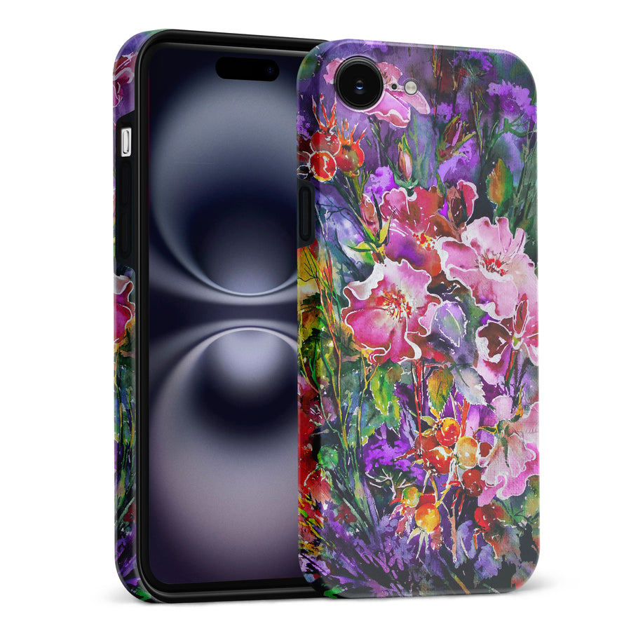 Garden Mosaic Painted Flowers Phone Case