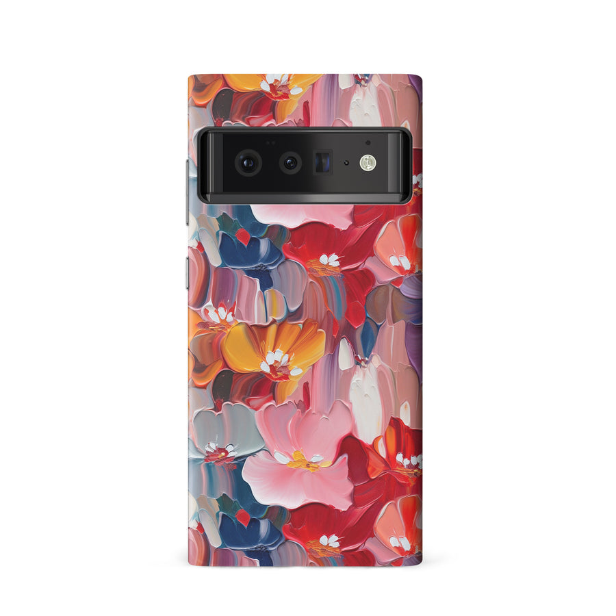 Google Pixel 6 Mirage Painted Flowers Phone Case