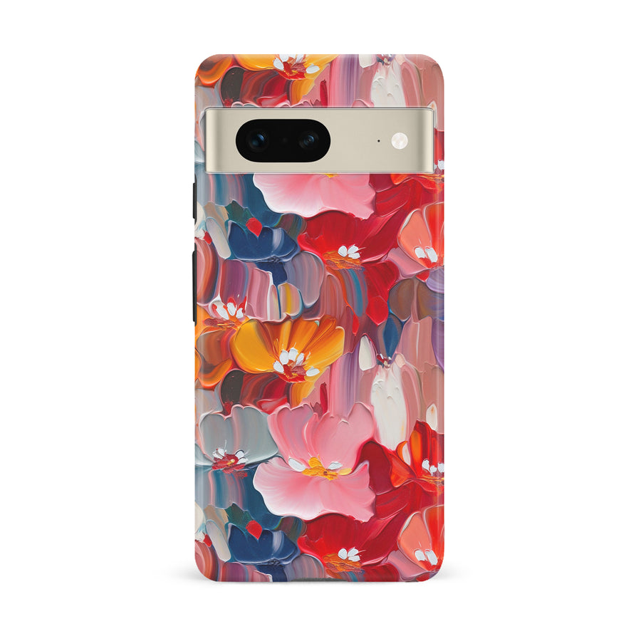 Google Pixel 7 Mirage Painted Flowers Phone Case