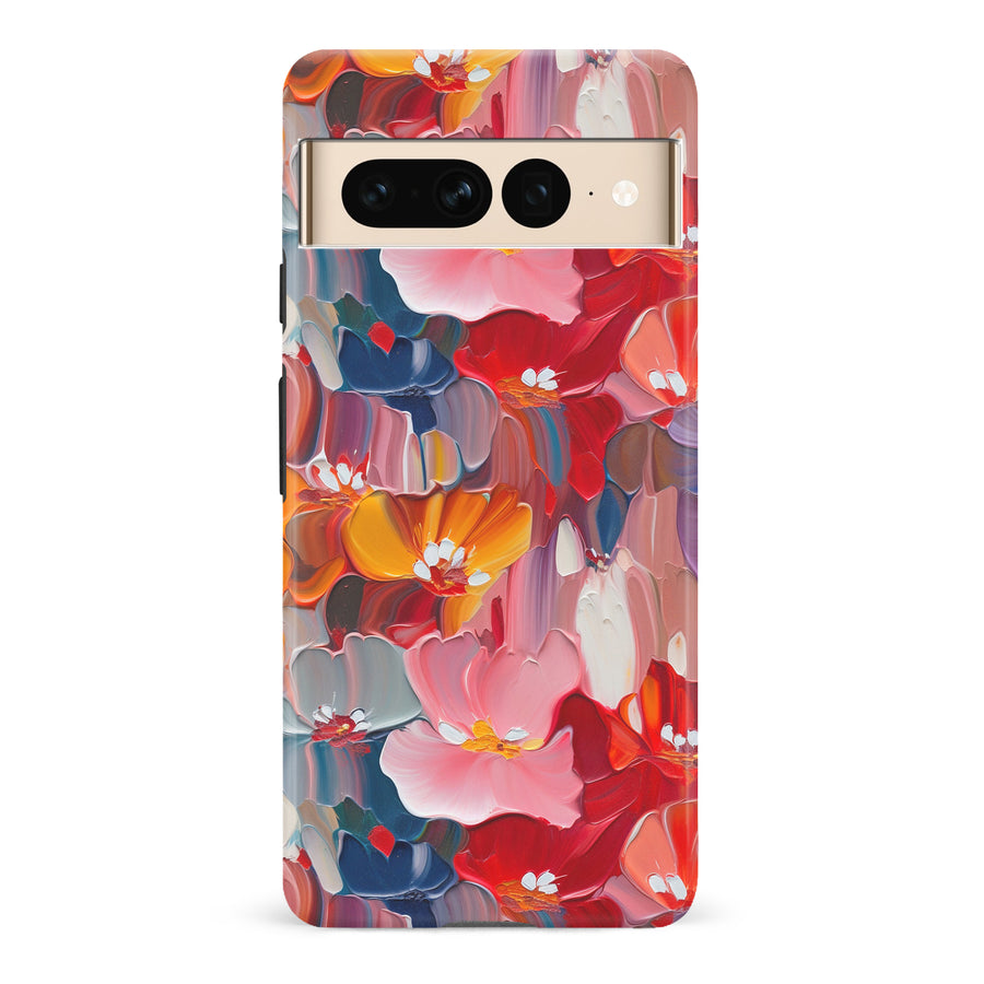 Google Pixel 7 Pro Mirage Painted Flowers Phone Case