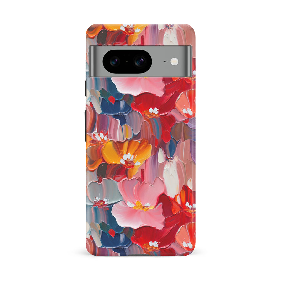 Google Pixel 8 Mirage Painted Flowers Phone Case
