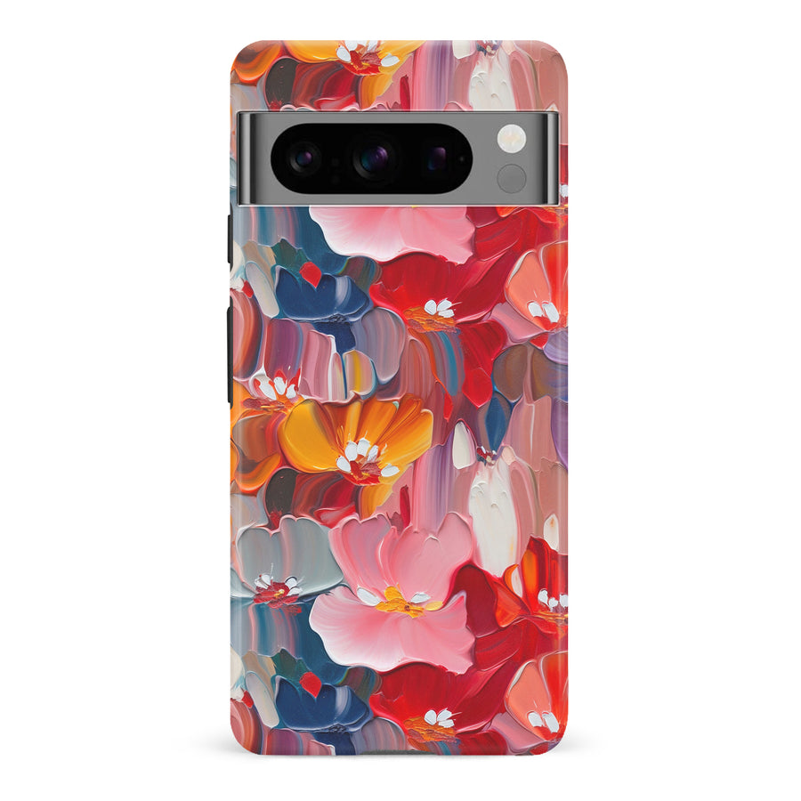 Google Pixel 8 Pro Mirage Painted Flowers Phone Case