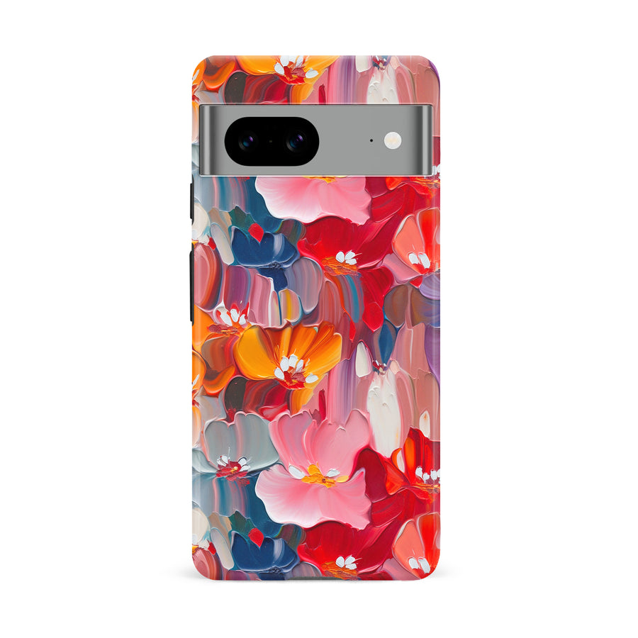 Google Pixel 8A Mirage Painted Flowers Phone Case