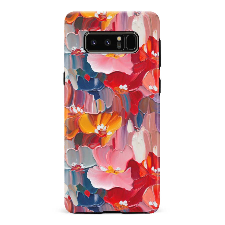 Samsung Galaxy Note 8 Mirage Painted Flowers Phone Case