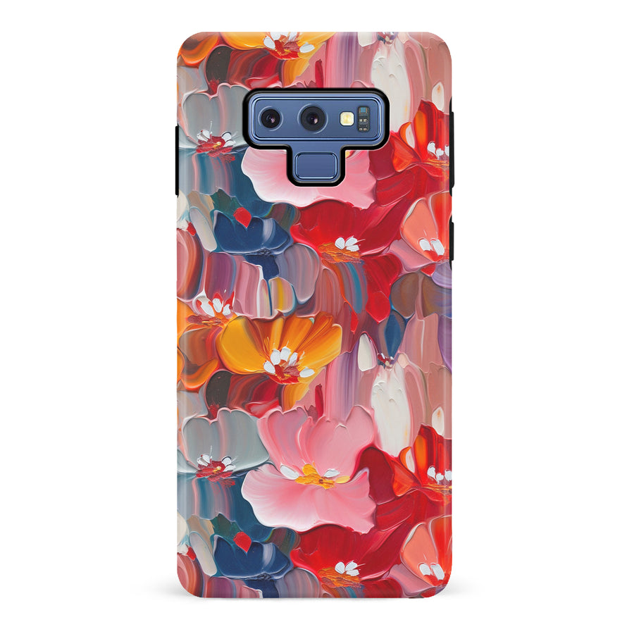 Samsung Galaxy Note 9 Mirage Painted Flowers Phone Case