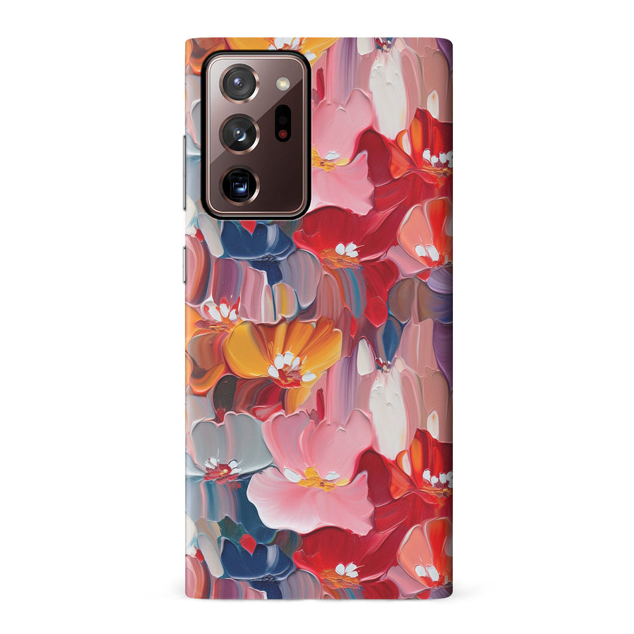 Samsung Galaxy Note 20 Ultra Mirage Painted Flowers Phone Case