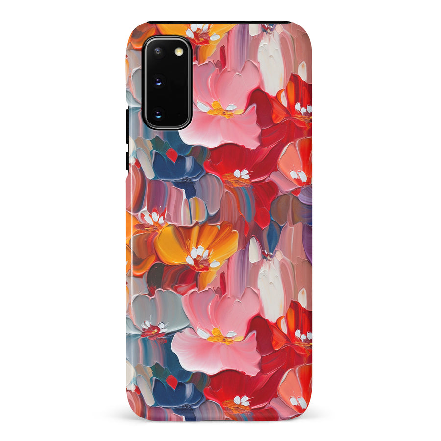 Samsung Galaxy S20 Mirage Painted Flowers Phone Case