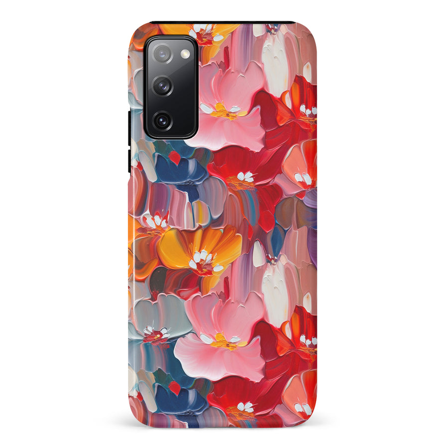 Samsung Galaxy S20 FE Mirage Painted Flowers Phone Case