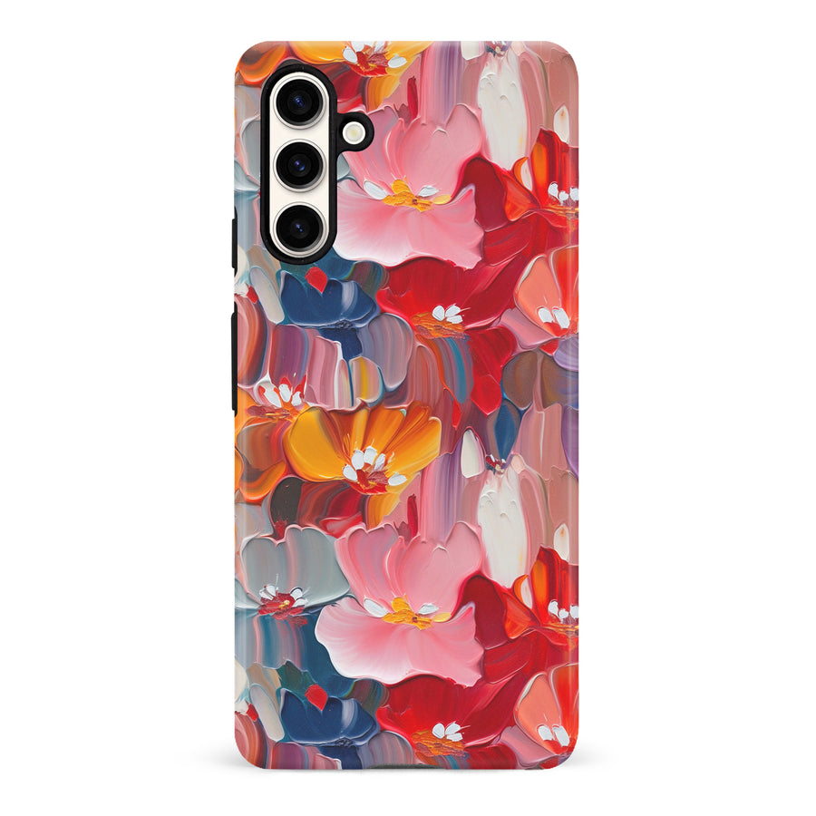 Samsung Galaxy S23 FE Mirage Painted Flowers Phone Case