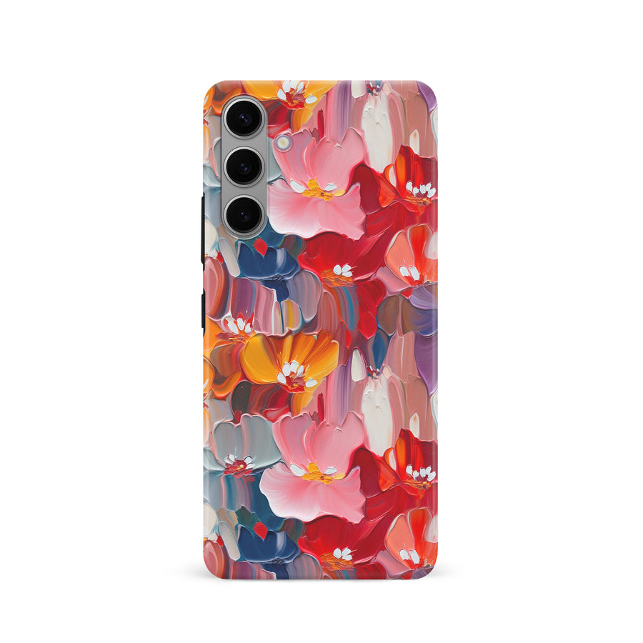 Samsung Galaxy S24 Mirage Painted Flowers Phone Case