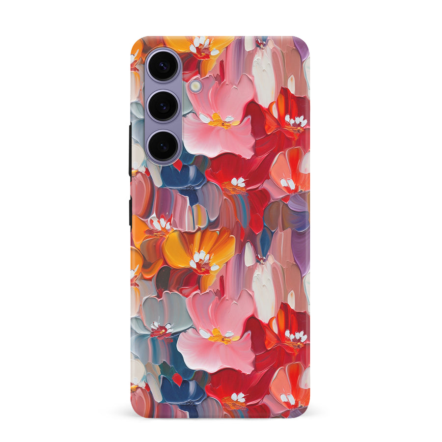 Samsung Galaxy S24 Plus Mirage Painted Flowers Phone Case