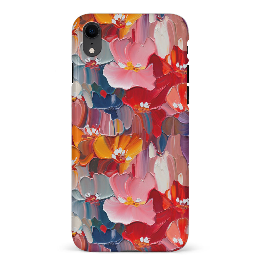 iPhone XR Mirage Painted Flowers Phone Case