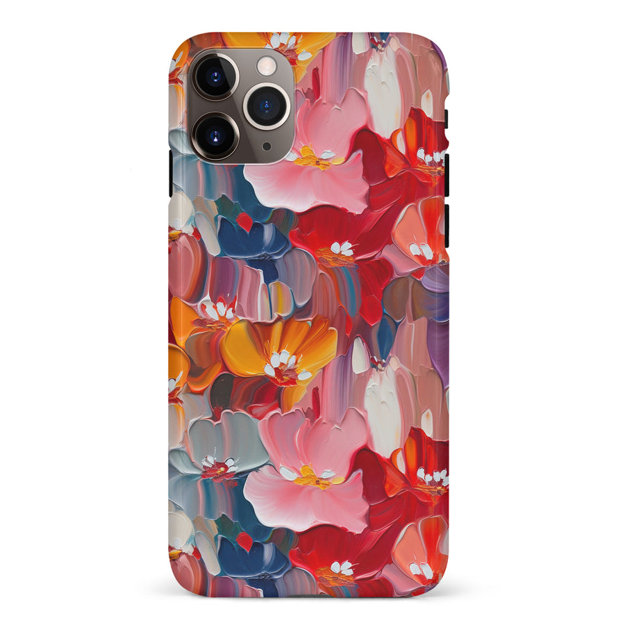 iPhone 11 Pro Max Mirage Painted Flowers Phone Case