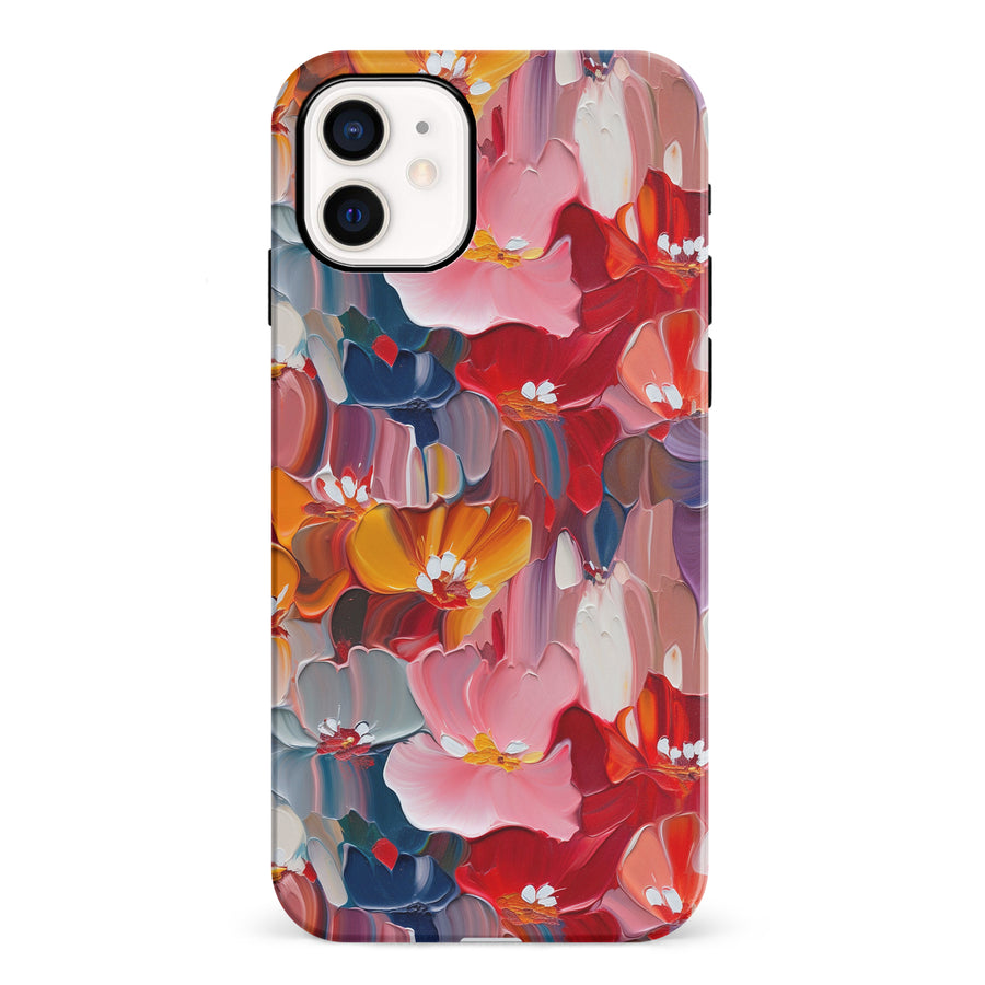 iPhone 12 Mini Mirage Painted Flowers Phone Case