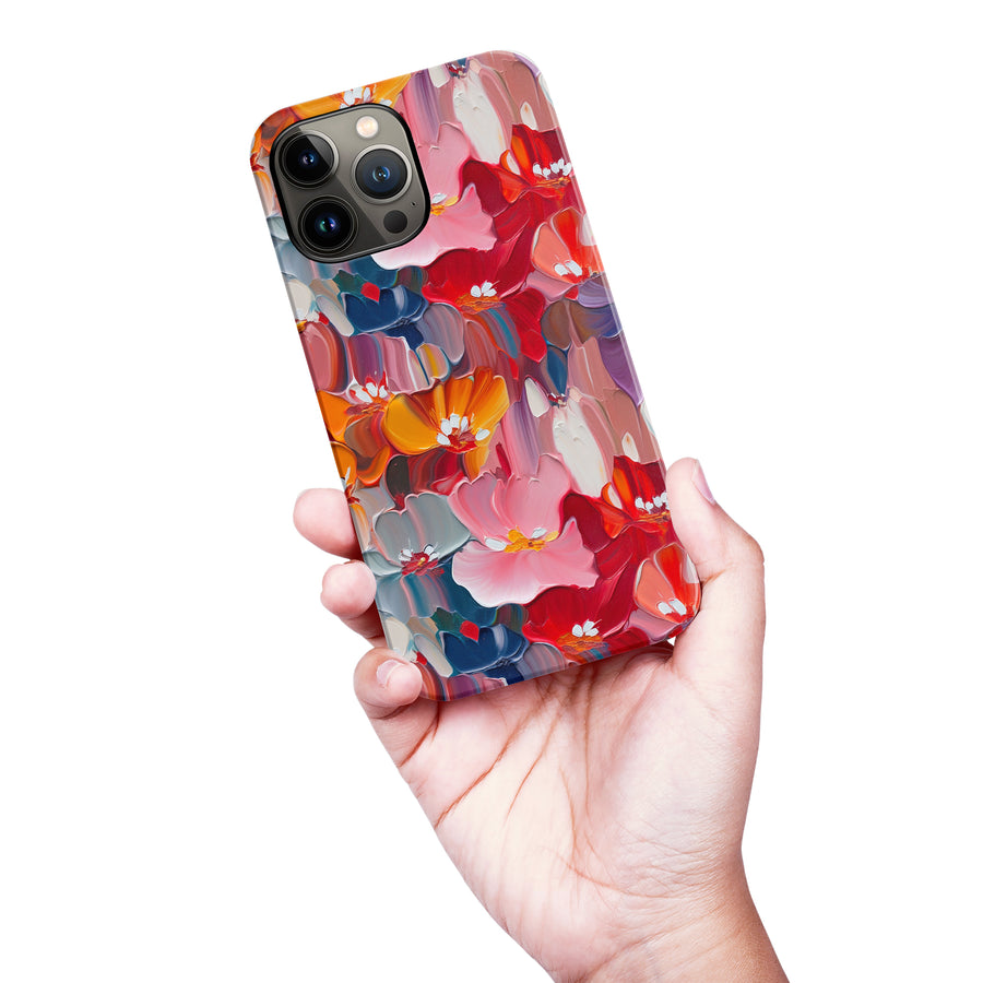 iPhone 13 Pro Max Mirage Painted Flowers Phone Case