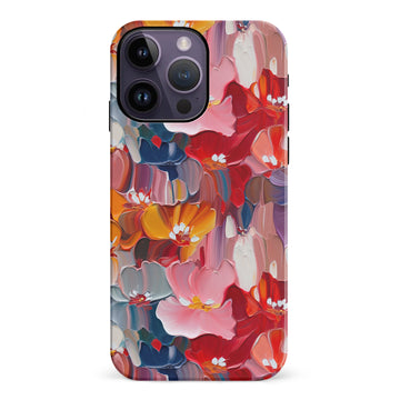 iPhone 14 Pro Max Mirage Painted Flowers Phone Case