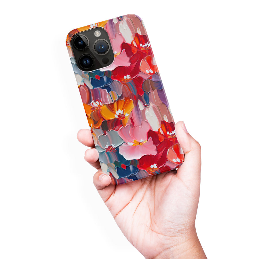 iPhone 15 Pro Max Mirage Painted Flowers Phone Case