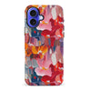 iPhone 16 Plus Mirage Painted Flowers Phone Case