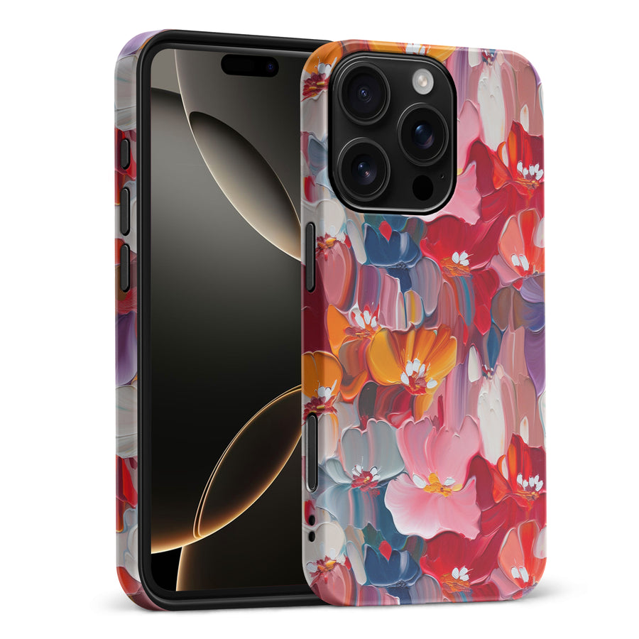 iPhone 16 Pro Max Mirage Painted Flowers Phone Case