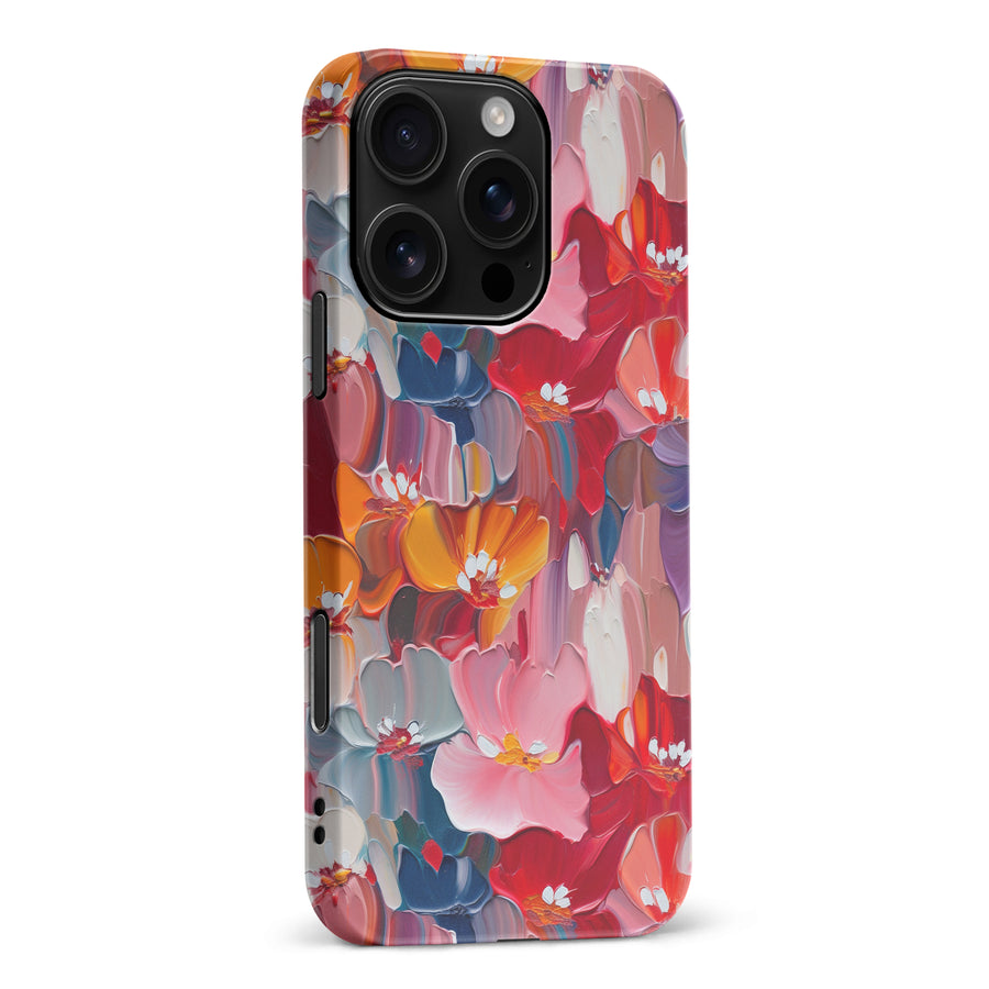 iPhone 16 Pro Max Mirage Painted Flowers Phone Case