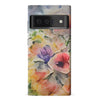 Google Pixel 6 Pro Whimsical Blooms Painted Flowers Phone Case